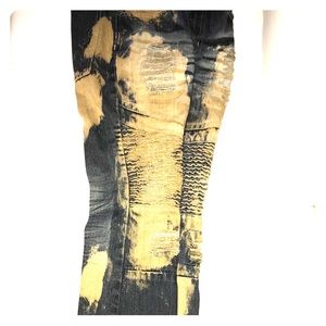 SOLD GS-115 Boys Destroyed Acid wash Denim